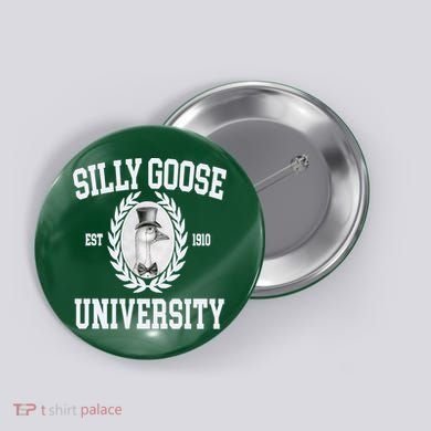 Silly Goose University Silly Goose Meme Costume Button