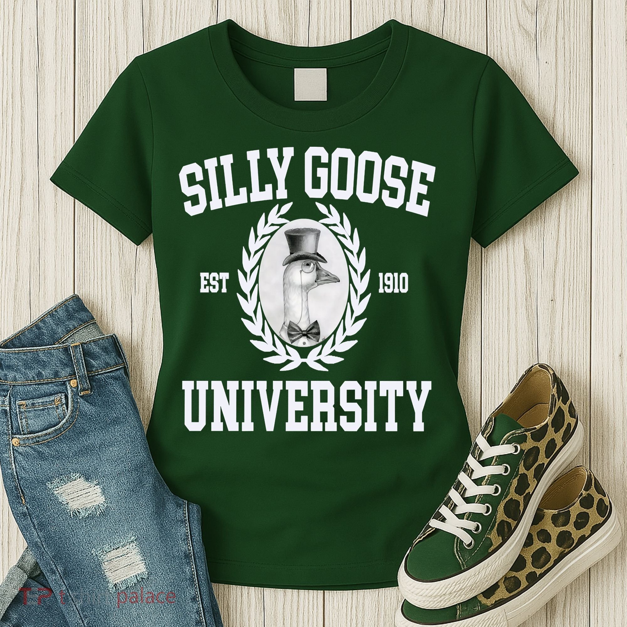 Silly Goose University Silly Goose Meme Costume Women's T-Shirt