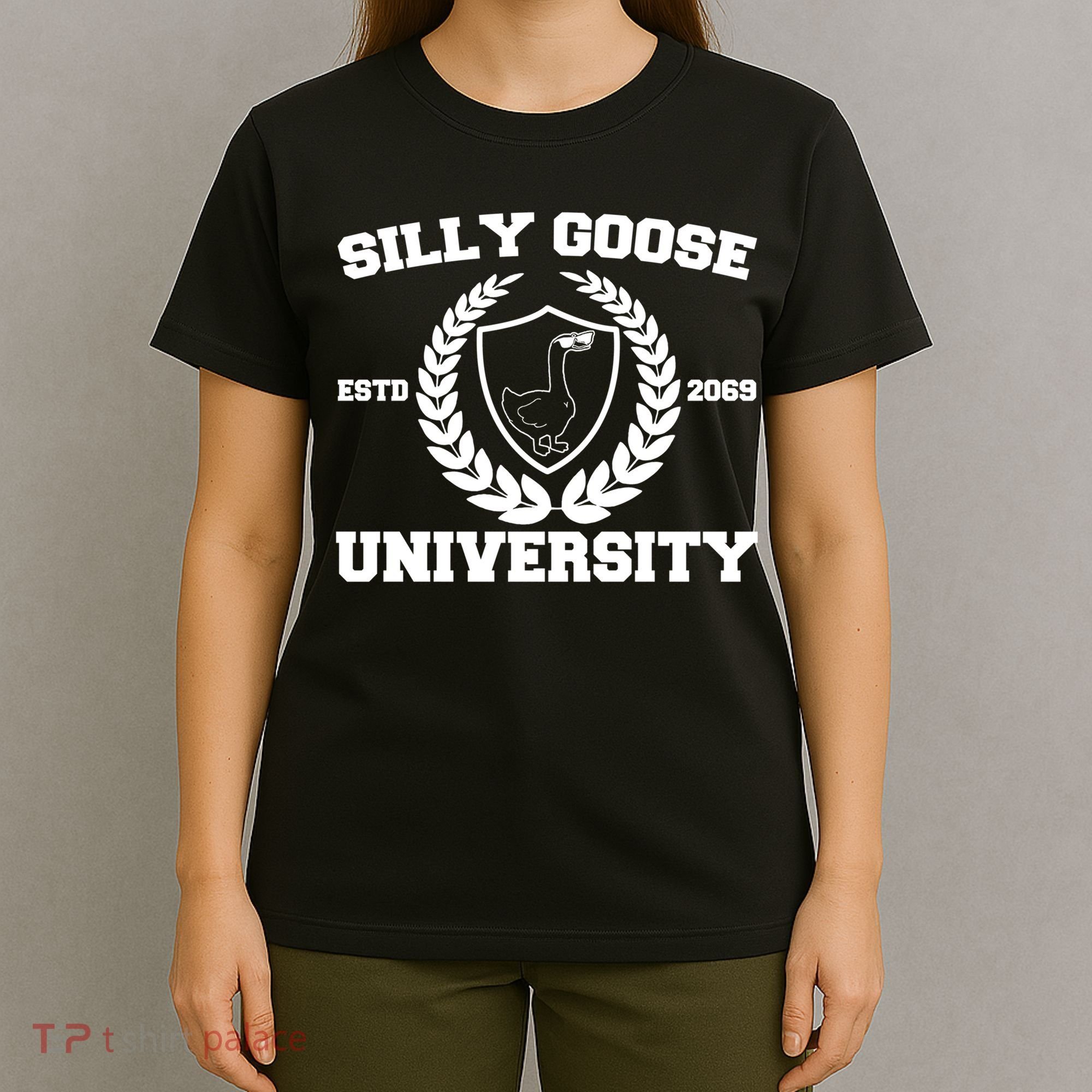 Silly Goose University Silly Goose Meme Funny T-Shirt