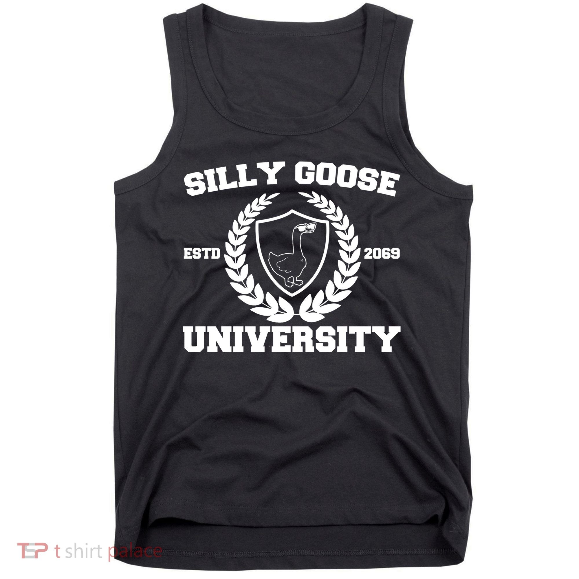 Silly Goose University Silly Goose Meme Funny Tank Top