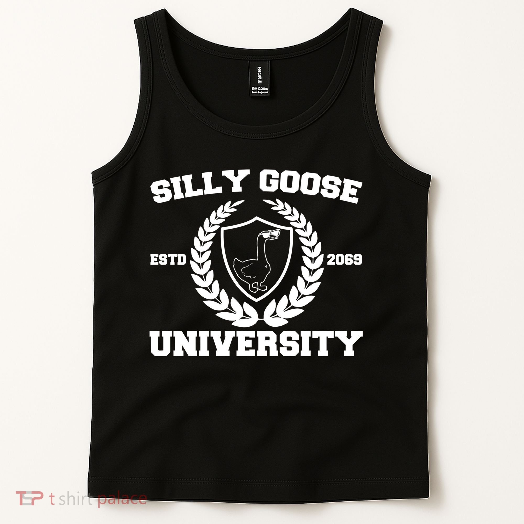 Silly Goose University Silly Goose Meme Funny Tank Top