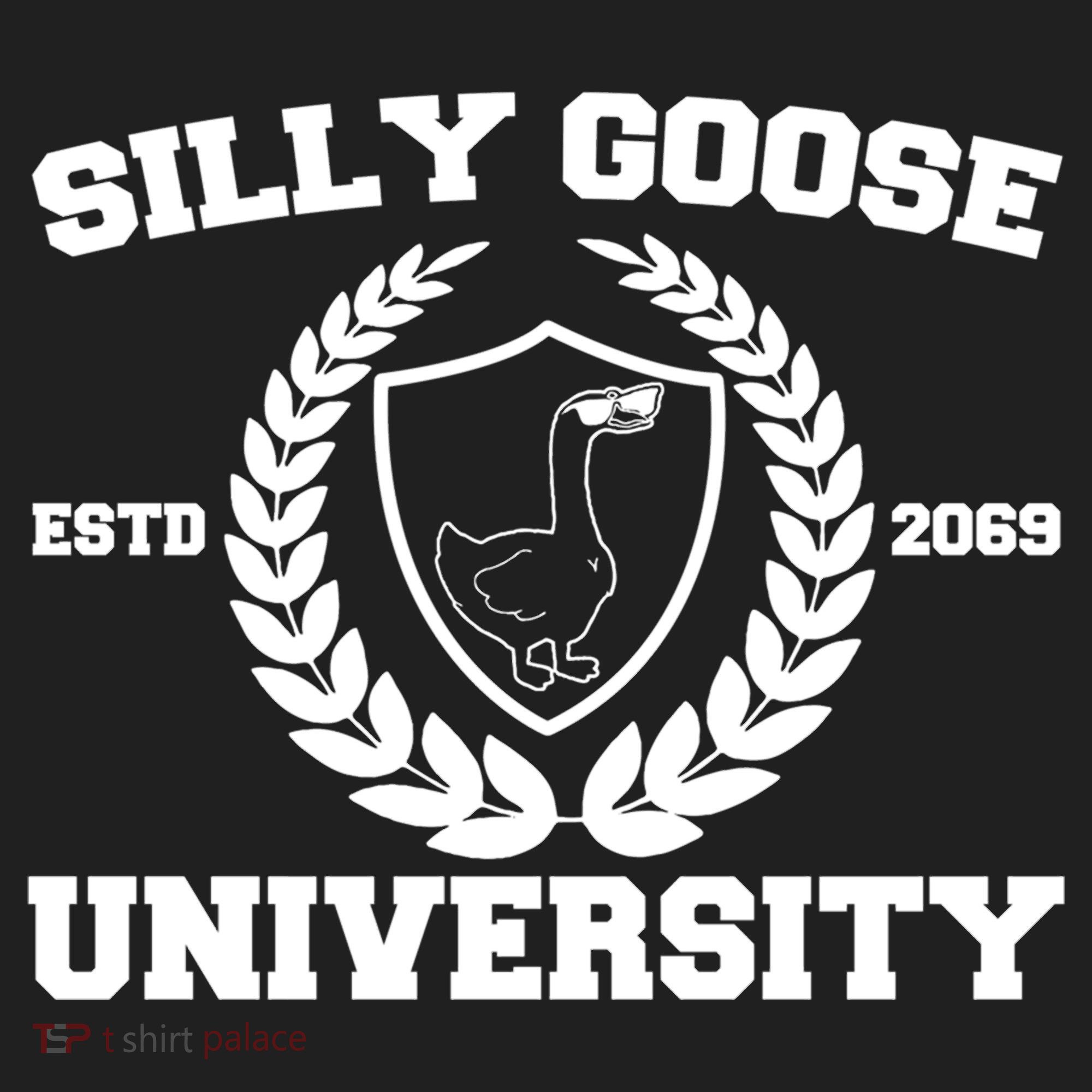 Silly Goose University Silly Goose Meme Funny Golf Towel