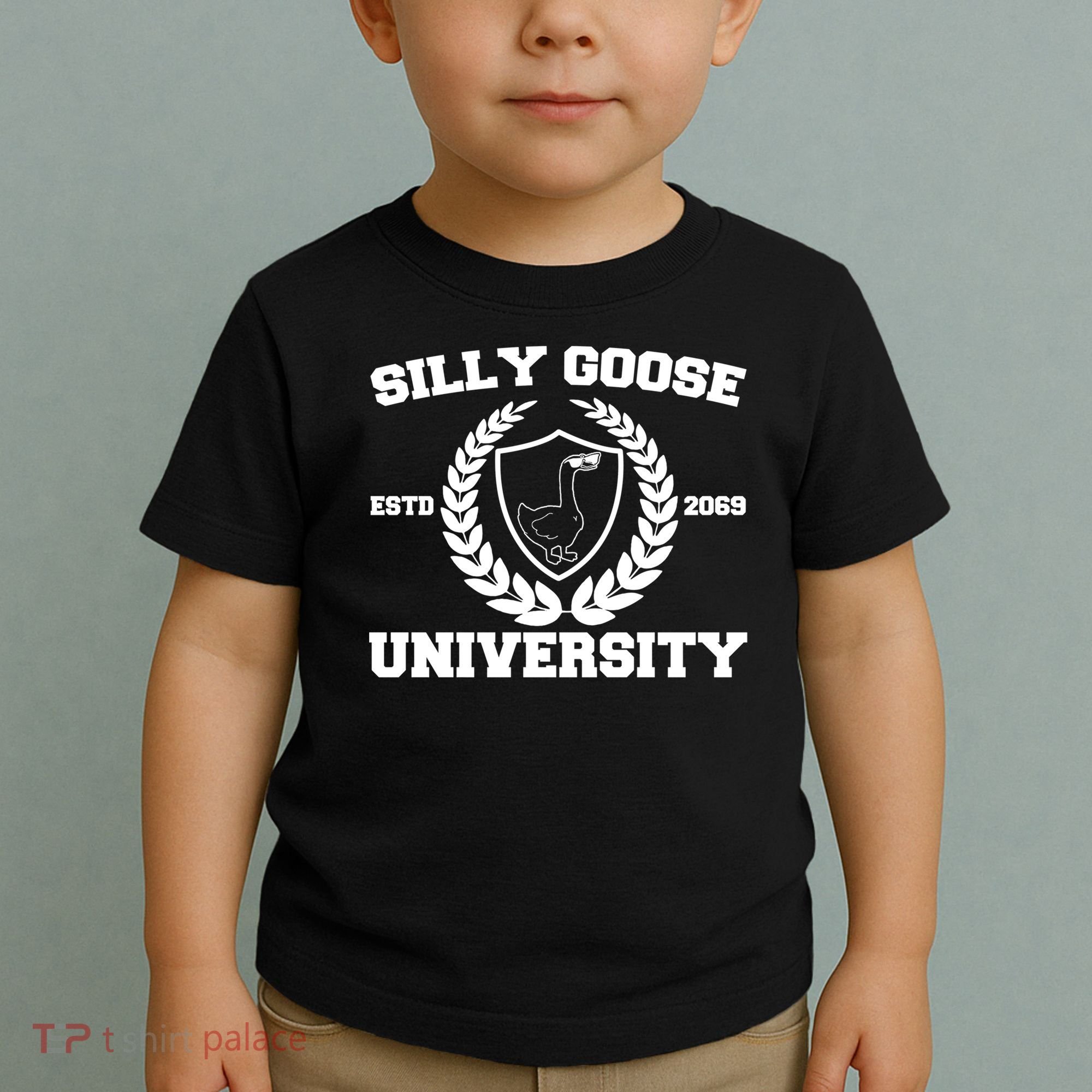 Silly Goose University Silly Goose Meme Funny Toddler T-Shirt