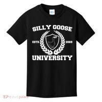 Silly Goose University Silly Goose Meme Funny Kids T-Shirt thumb 0