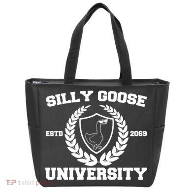 Silly Goose University Silly Goose Meme Funny Tote Bag