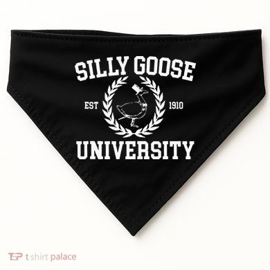 Silly Goose University Silly Goose Meme USA-Made Doggie Bandana