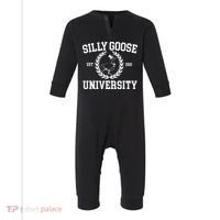 Silly Goose University Silly Goose Meme Infant Fleece One Piece thumb 0