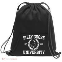 Silly Goose University Silly Goose Meme Sweatshirt Cinch Pack Bag thumb 0