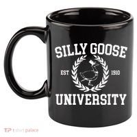 Silly Goose University Silly Goose Meme 11oz C Handle Ceramic Mug thumb 2