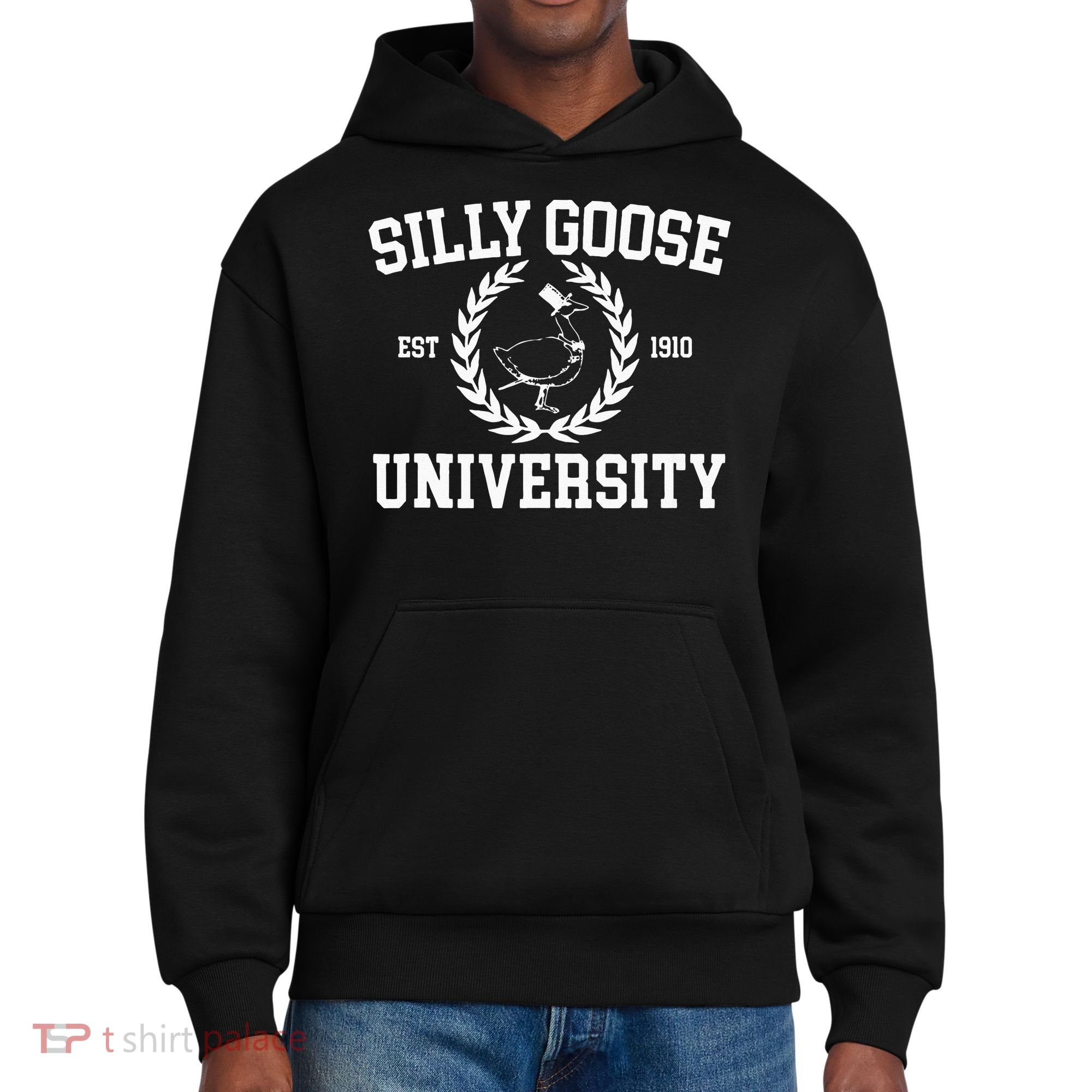 Silly Goose University Silly Goose Meme District V.I.T. Heavyweight Hoodie