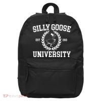 Silly Goose University Silly Goose Meme 16 in Basic Backpack thumb 0