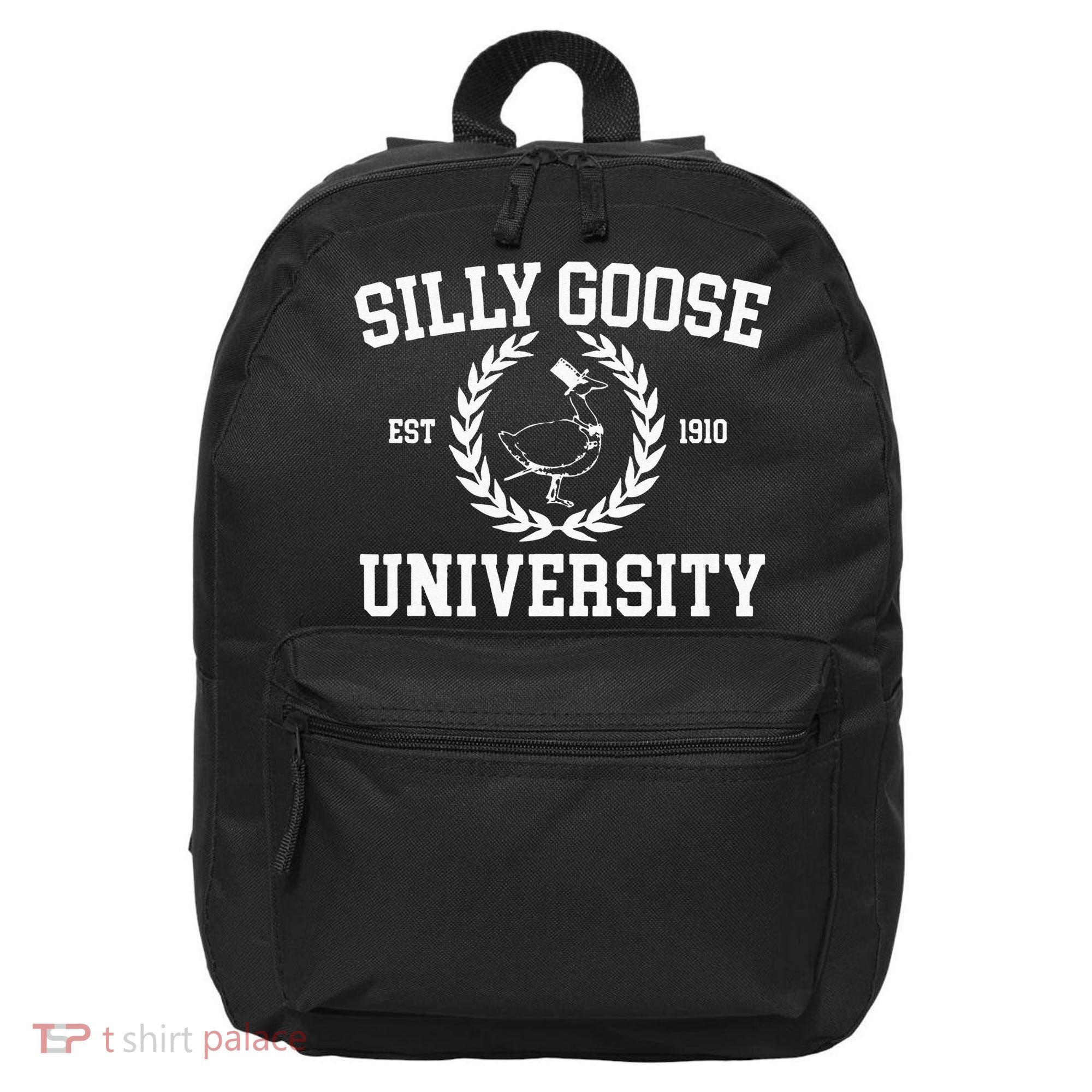 Silly Goose University Silly Goose Meme 16 in Basic Backpack