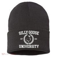 Silly Goose University Silly Goose Meme Sustainable Knit Beanie thumb 0