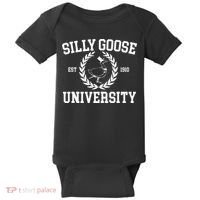 Silly Goose University Silly Goose Meme Baby Bodysuit thumb 0