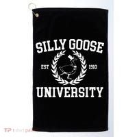 Silly Goose University Silly Goose Meme Golf Towel thumb 0