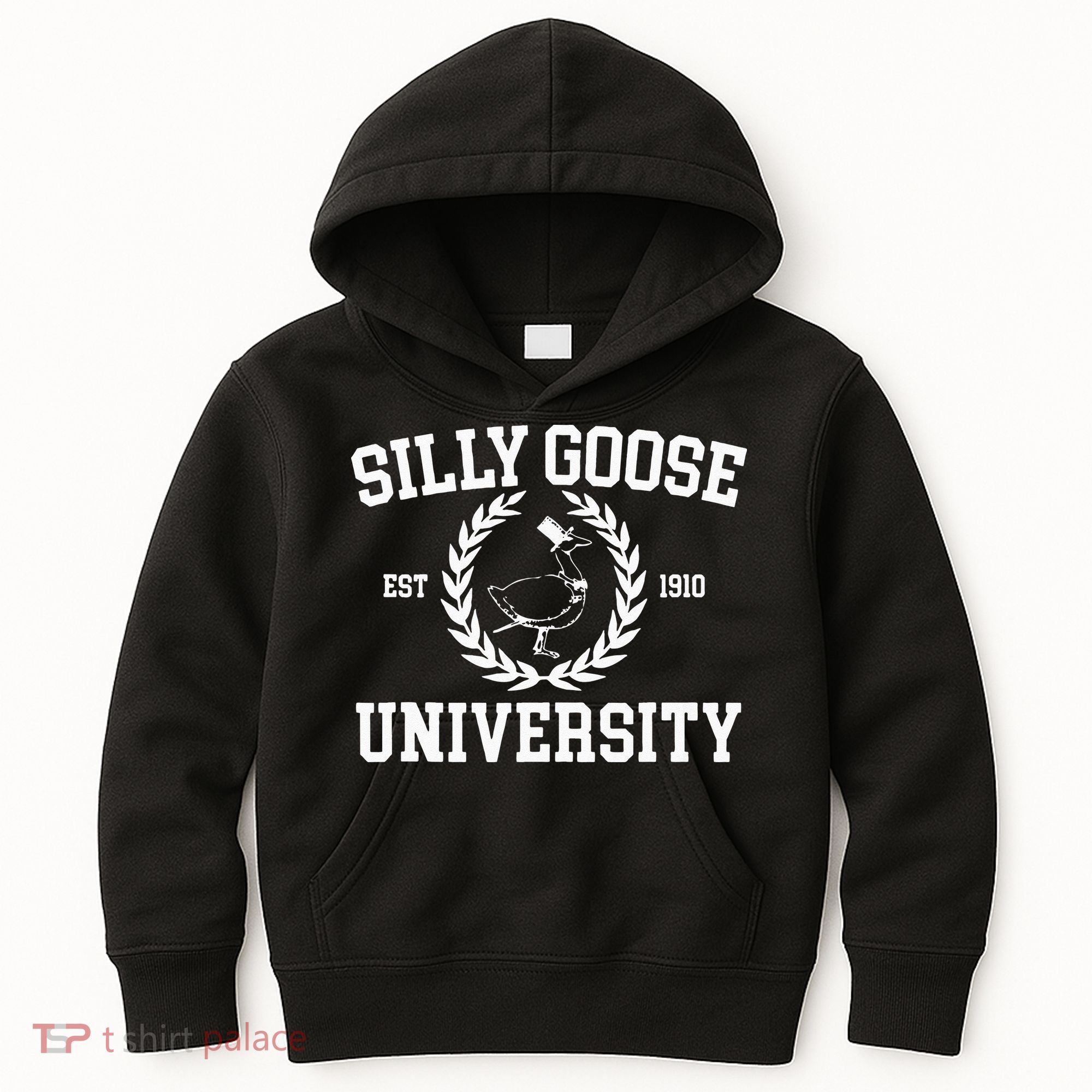 Silly Goose University Silly Goose Meme Kids Hoodie