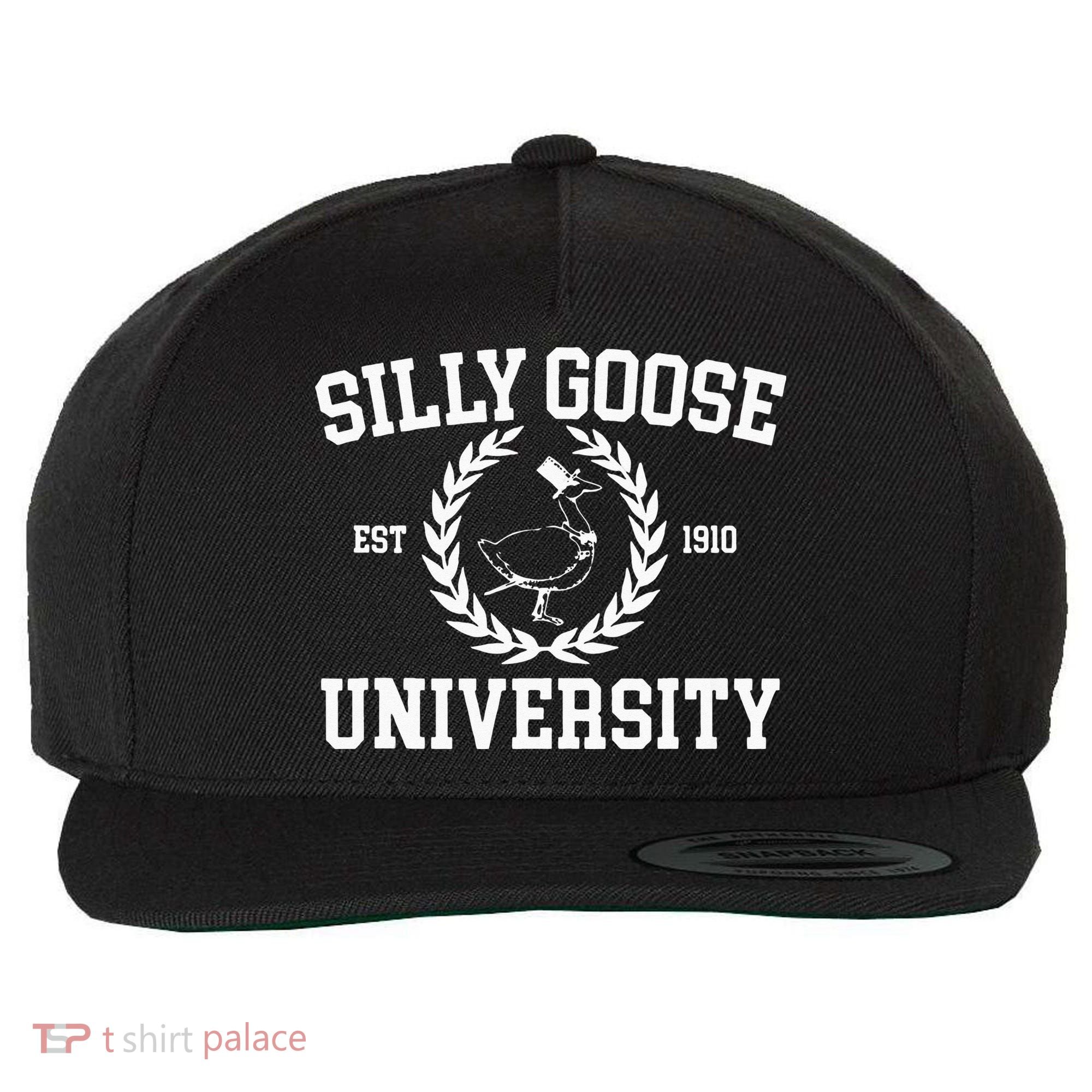 Silly Goose University Silly Goose Meme Wool Snapback Cap
