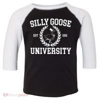 Silly Goose University Silly Goose Meme Toddler Fine Jersey T-Shirt thumb 0