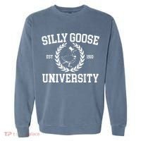 Silly Goose University Silly Goose Meme Garment-Dyed Sweatshirt thumb 0
