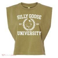 Silly Goose University Silly Goose Meme Garment-Dyed Women's Muscle Tee thumb 0