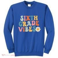 Sixth Grade Vibes 6th Grade Team Retro 1st Day Of School Sweatshirt thumb 0
