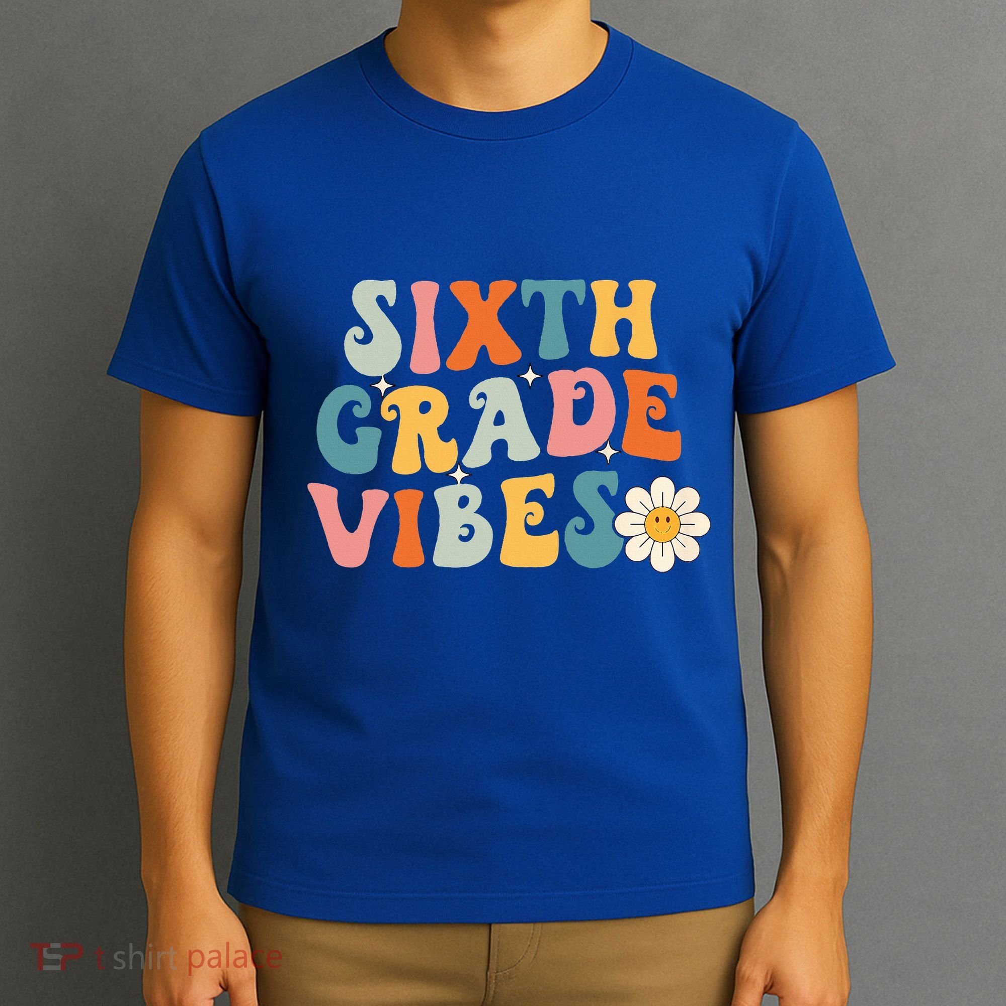 Sixth Grade Vibes 6th Grade Team Retro 1st Day Of School T-Shirt