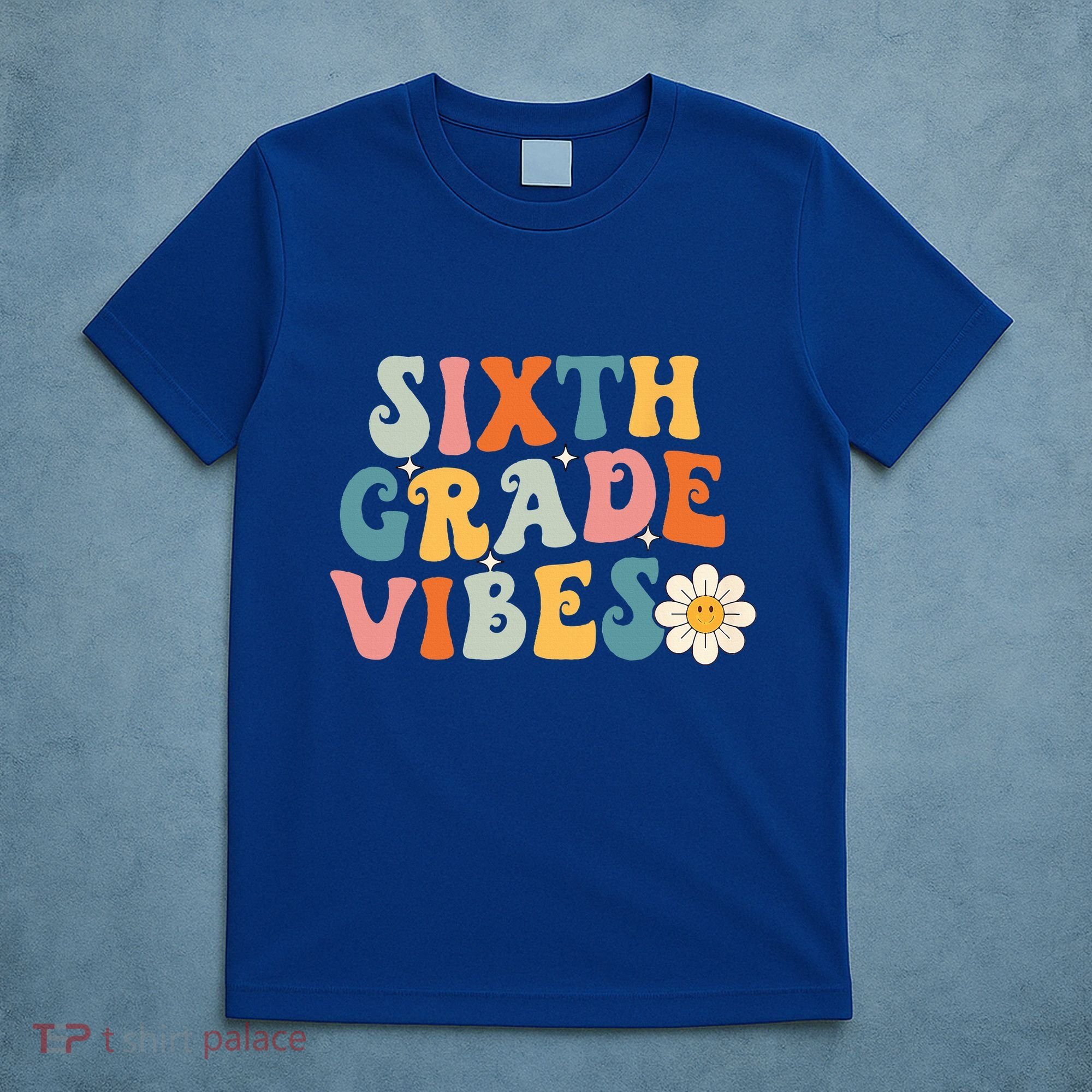 Sixth Grade Vibes 6th Grade Team Retro 1st Day Of School T-Shirt
