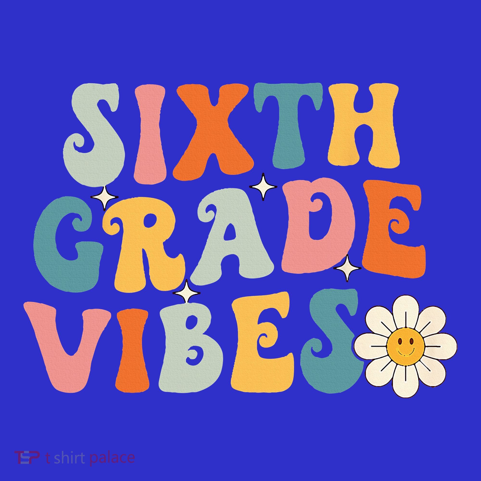 Sixth Grade Vibes 6th Grade Team Retro 1st Day Of School Mousepad