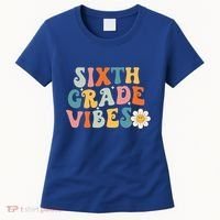 Sixth Grade Vibes 6th Grade Team Retro 1st Day Of School Women's T-Shirt thumb 0