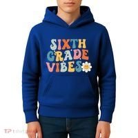 Sixth Grade Vibes 6th Grade Team Retro 1st Day Of School Kids Hoodie thumb 4