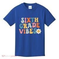 Sixth Grade Vibes 6th Grade Team Retro 1st Day Of School Kids T-Shirt thumb 0
