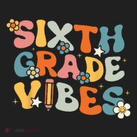 Sixth Grade Vibes Back To School Retro 6th Grade Teachers Women's Sweatshirt thumb 2