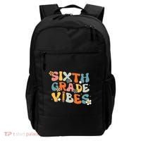 Sixth Grade Vibes Back To School Retro 6th Grade Teachers Backpack thumb 0