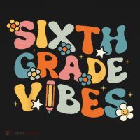 Sixth Grade Vibes Back To School Retro 6th Grade Teachers Women's Hoodie thumb 2