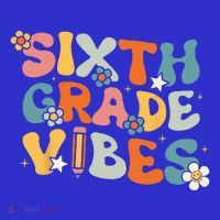 Sixth Grade Vibes Back To School Retro 6th Grade Teachers Apron thumb 3