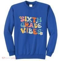 Sixth Grade Vibes Back To School Retro 6th Grade Teachers Sweatshirt thumb 0