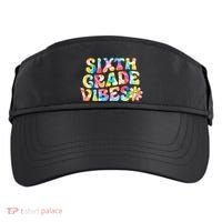 Sixth Grade Vibes 6th Grade Team Teachers Adult Drive Performance Visor thumb 0