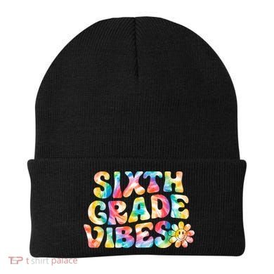 Sixth Grade Vibes 6th Grade Team Teachers Beanie