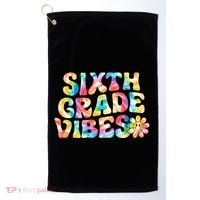 Sixth Grade Vibes 6th Grade Team Teachers Golf Towel thumb 0