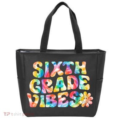 Sixth Grade Vibes 6th Grade Team Teachers Tote Bag