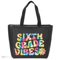 Sixth Grade Vibes 6th Grade Team Teachers Tote Bag thumb 0