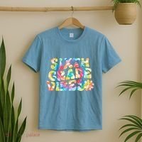 Sixth Grade Vibes 6th Grade Team Teachers T-Shirt thumb 2