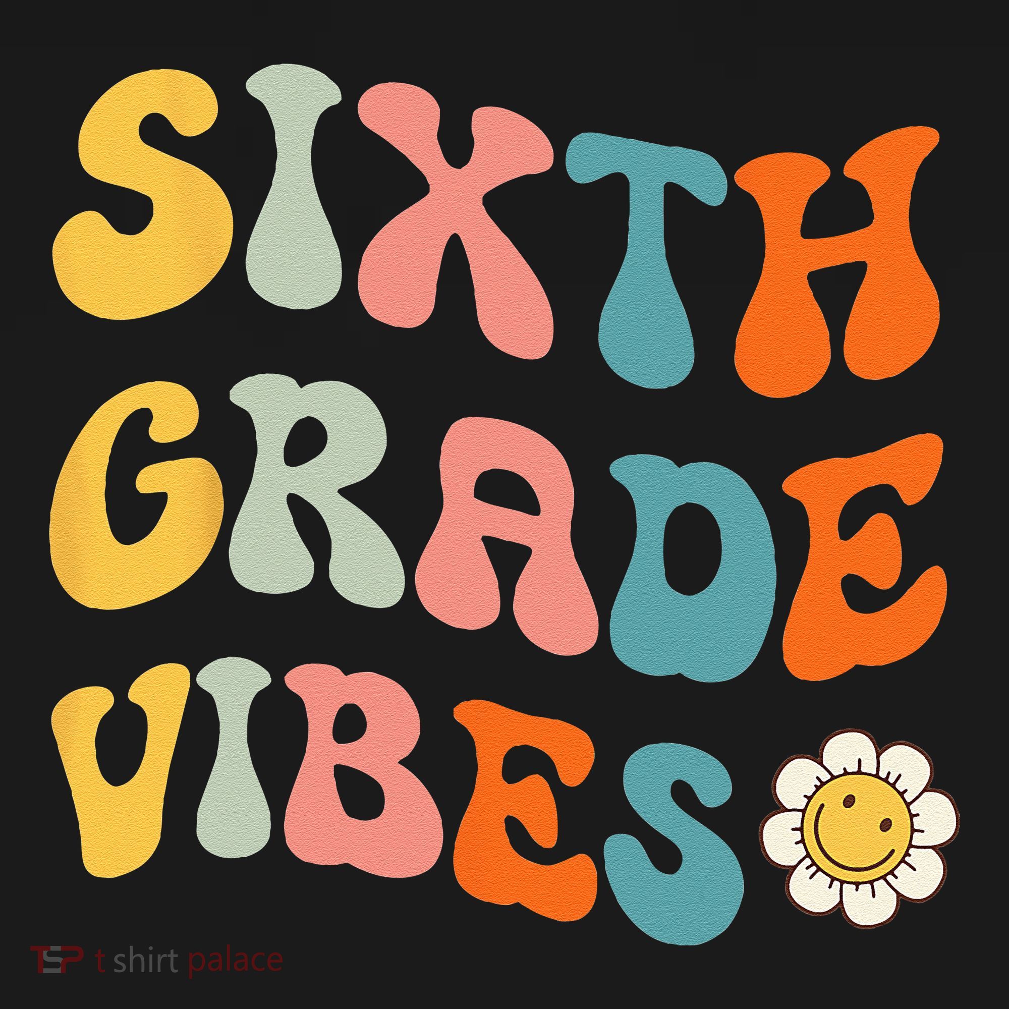 Sixth Grade Vibes Retro 6th Grade Team 1st Day Of School Women's Tank Top