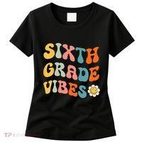 Sixth Grade Vibes Retro 6th Grade Team 1st Day Of School Women's T-Shirt thumb 0