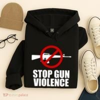 Stop Gun Violence Anti Guns Hoodie thumb 4