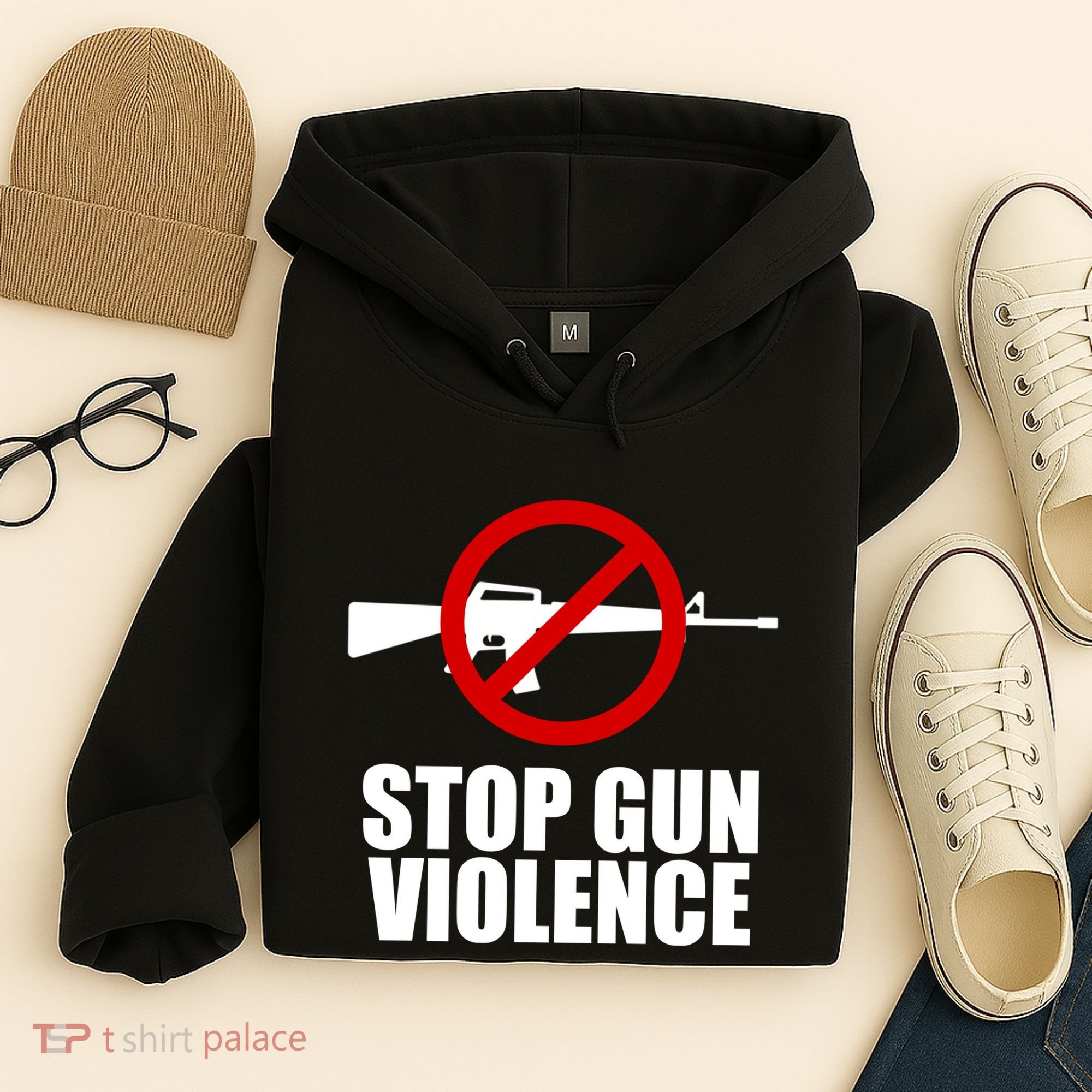 Stop Gun Violence Anti Guns Hoodie