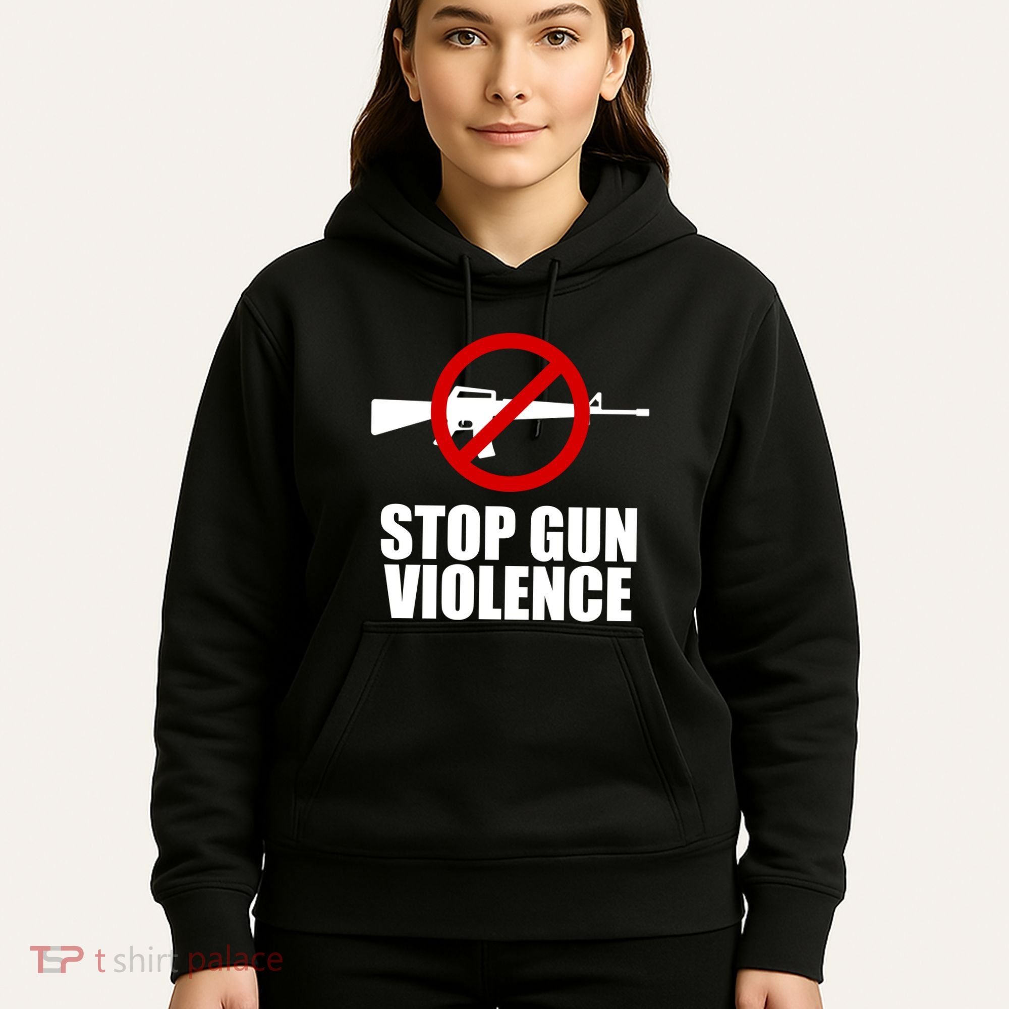 Stop Gun Violence Anti Guns Hoodie