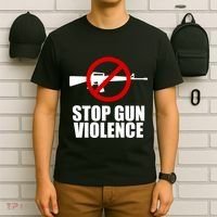 Stop Gun Violence Anti Guns T-Shirt thumb 6