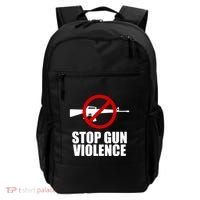 Stop Gun Violence Anti Guns Backpack thumb 0