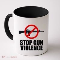Stop Gun Violence Anti Guns Coffee Mug thumb 0